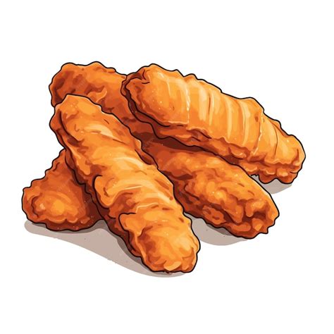 How To Draw Chicken Tenders