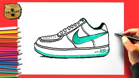 How To Draw Nike How To Draw Air Force Ones Step By Step Drawing Guide By Dawn Nike Art