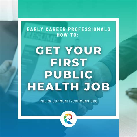 How To Get Your First Public Health Job Phern