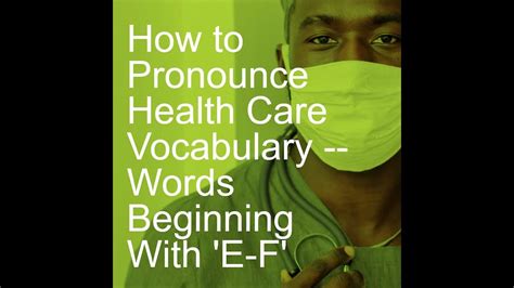 How To Pronounce Health