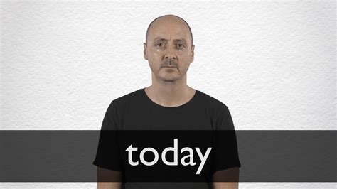 How To Pronounce Today