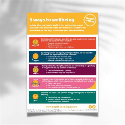 How To Use The Five Ways To Wellbeing In Health And Social Care Care Learning