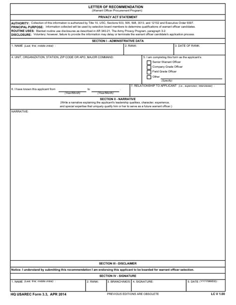 Hq Usarec Form 3 3