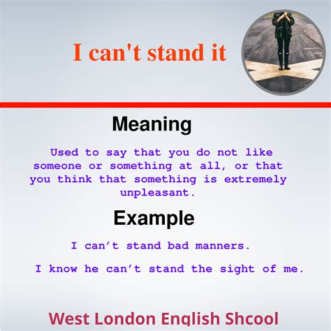 I Can T Stand You Meaning