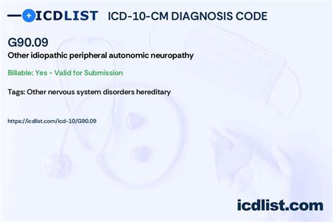 Idiopathic Peripheral Neuropathy Icd 10