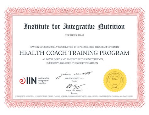 Iin Health Coach Training Program