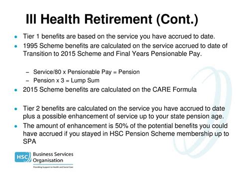 Ill Health Pension Lump Sum