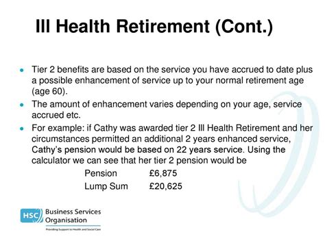 Ill Health Retirement Calculator