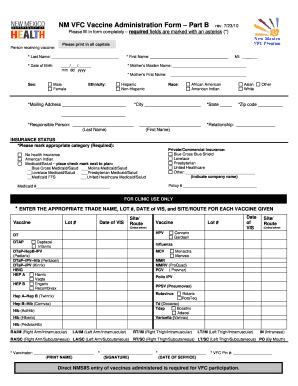 Immunization Records New Mexico Complete With Ease Airslate Signnow