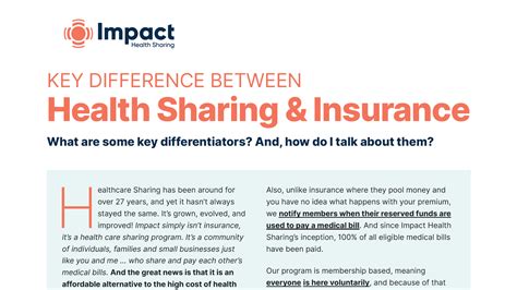 Impact Health Sharing Claims Address