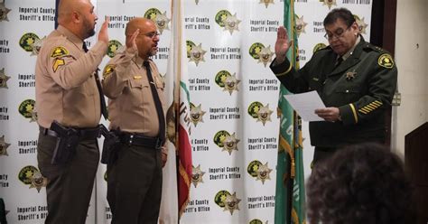 Imperial County Sheriff S Office Celebrates Multiple Promotions Local