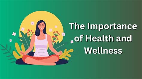 Importance Of Health And Wellness