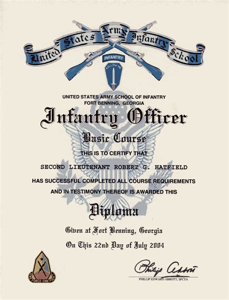 Infantry Officer Course Army