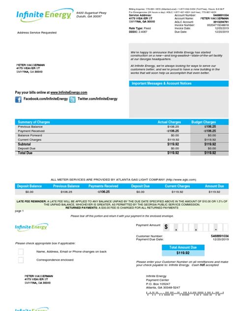 Infinite Health Collaborative Pay Bill