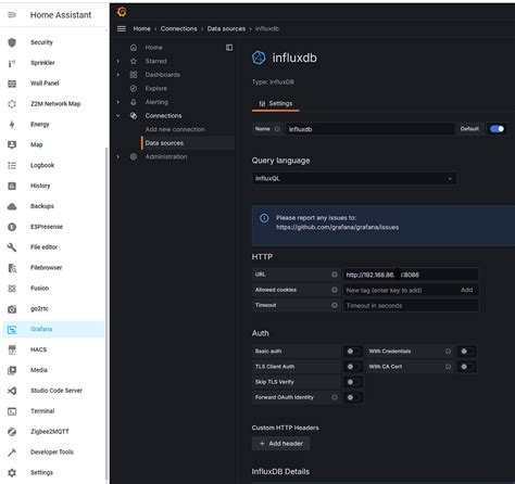 Influxdb Config