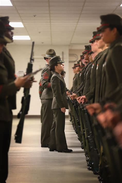 Inside Marine Boot Camp For Female Recruits Photo Essay By Scott Olson Of Getty Images From