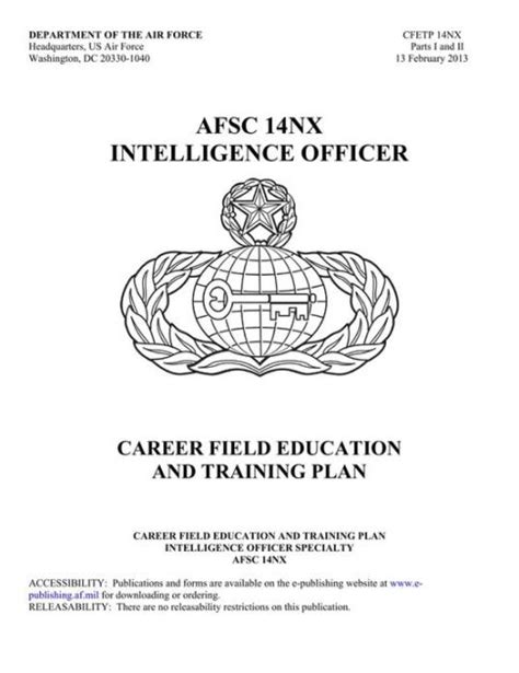 Intelligence Officer Cfetp 14Nx By Department Of The Air Force Ebook Barnes Noble