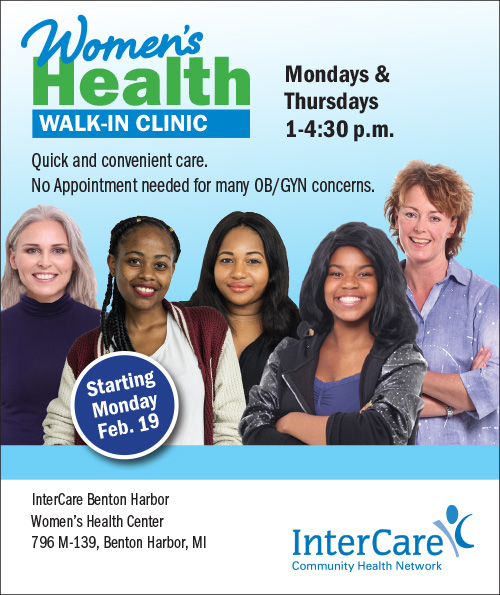 Intercare Benton Harbor Women S Health Center Will Offer A New Level Of Convenience To Its Patients Ob Gyn Walk In Clinic The Clinic Will Be Open On Mondays And Thursdays From 1 To 4 30