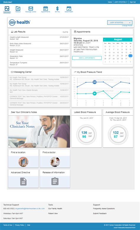 Intermountain My Health Portallanding Page