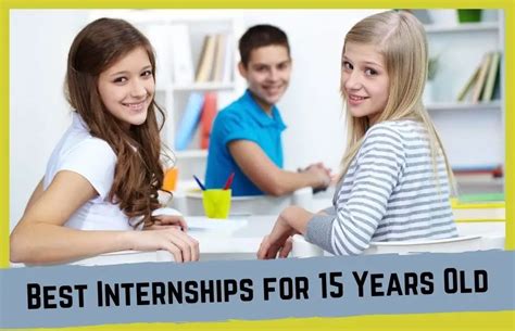 Healthcare Internships for 15 Year Olds