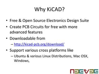 Introduction To Hardware Design Using Kicad Ppt