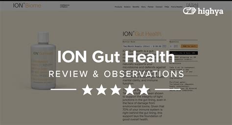 Ion Gut Health Reviews