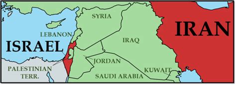 Iran Location To Israel