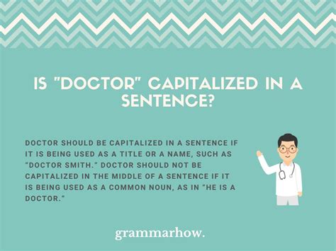 Is Doctor Capitalized