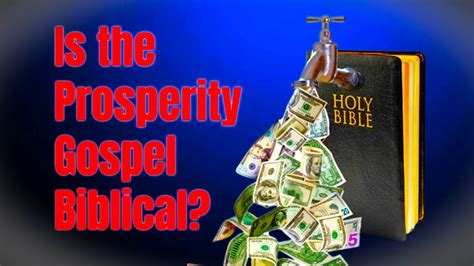 Is Prosperity Gospel Biblical