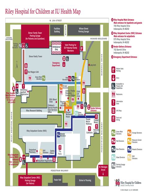 Iu Methodist Hospital Map