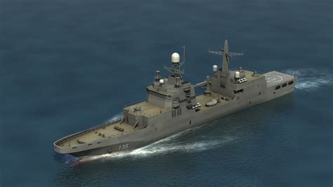 Ivan Gren Class Landing Ship 3D Model 199 Max 3Dm 3Ds Dae Dwg Fbx Flt Obj X Ma Free3d