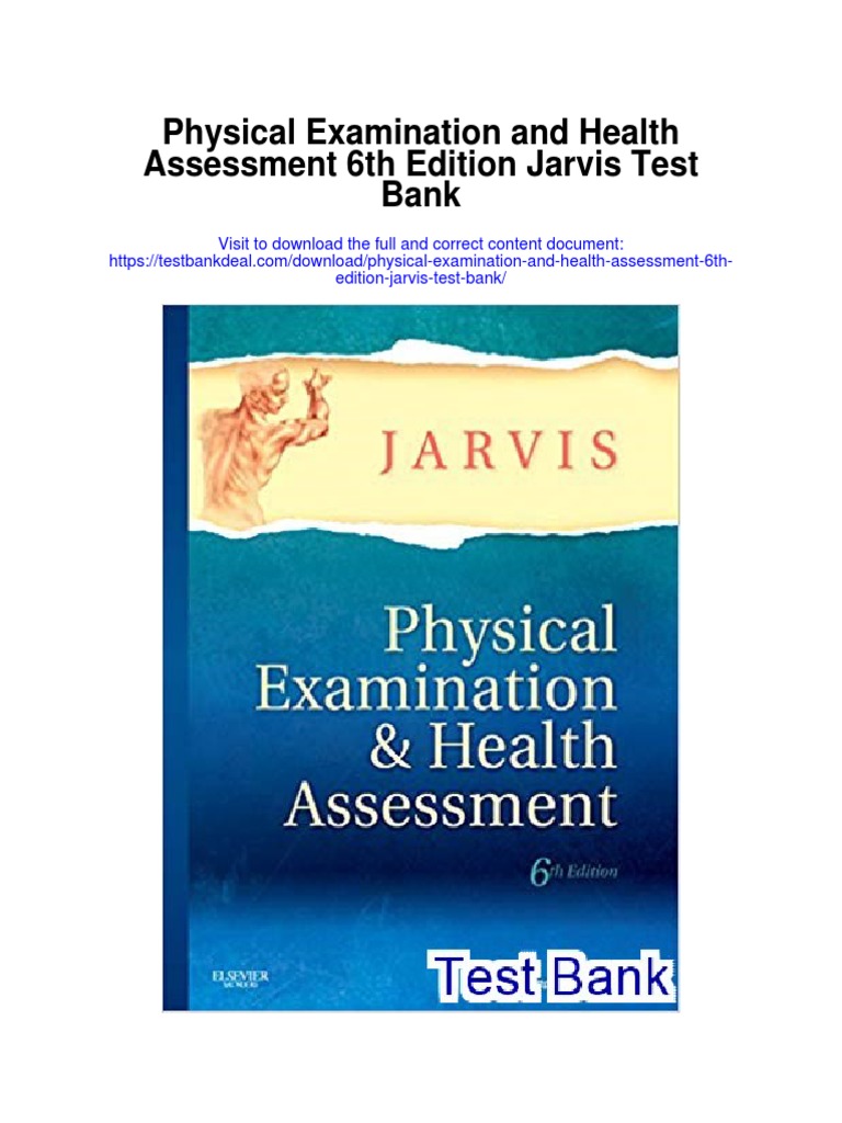 Jarvis Health Assessment Textbook