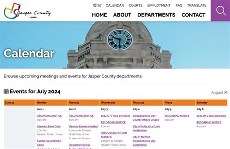 Jasper County Website