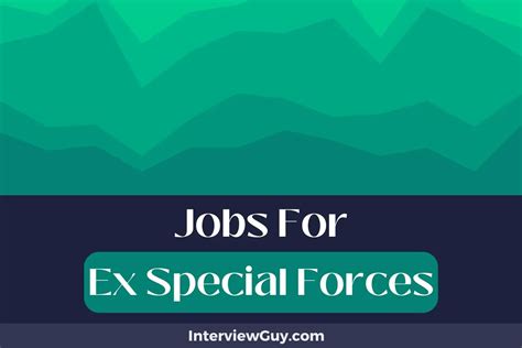 Jobs For Former Special Forces