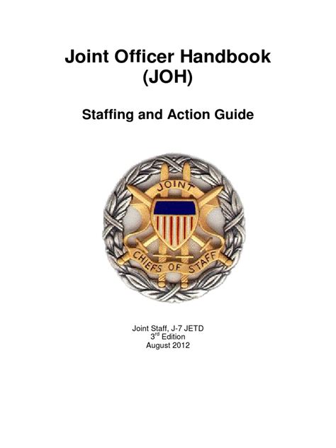 Joint Staff Manual 5100 01