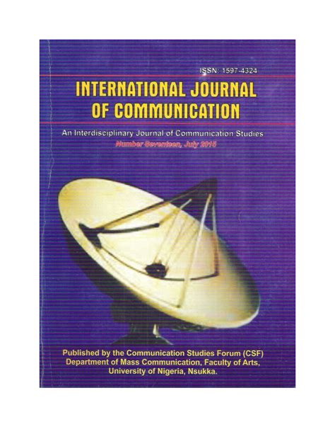 Journal Of Communication