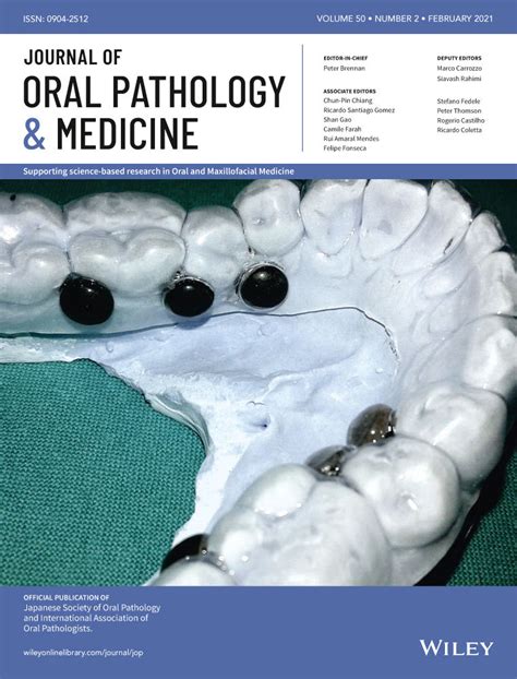 Journal Of Oral Pathology Medicine Vol 50 No 2