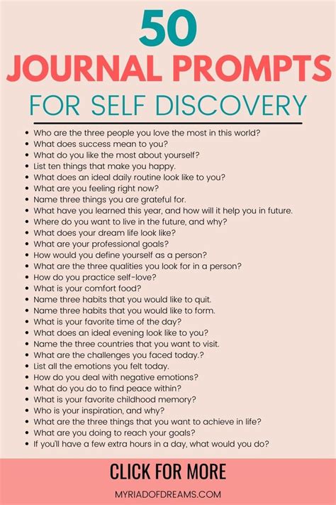 Journal Prompts To Find Yourself