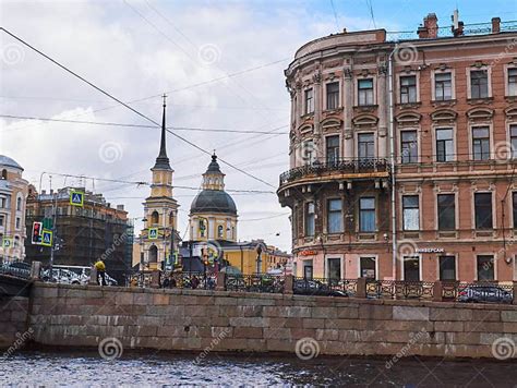 Journey Through The Fontanka River St Petersburg Russia Editorial Image Image Of River