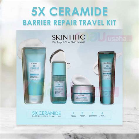 Jual Skintific Travel Kit Brightening 5X Ceramide Skin Care Paket Trial Set Barrier Repair Moisturizer Cleanser Soothing Toner Serum Sunscreen Sabun Di Seller Toko Obat Palembang Fbb Kebon