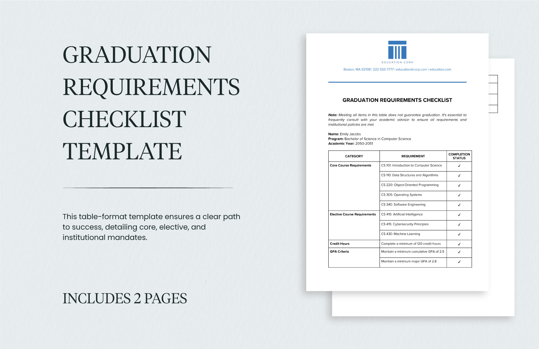 Juanita High School Graduation Requirements Checklist Fill And Sign Printable Template Online