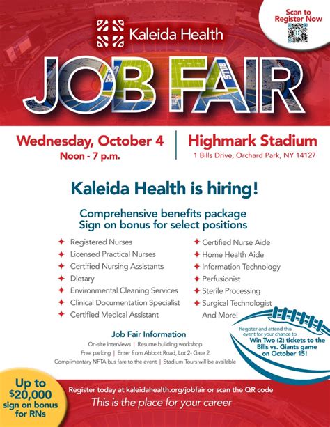 Kaleida Health Job Fair