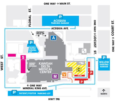 Kaweah Health Map