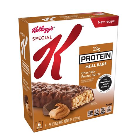 Kellogg Amp 39 S Special K Protein Meal Bars Double Chocolate 8Ct 12 7Oz Walmart Com Walmart Com