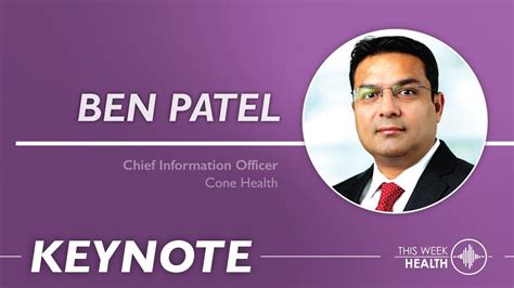 Keynote Cone Health S Innovative Digital Approach To Healthcare And