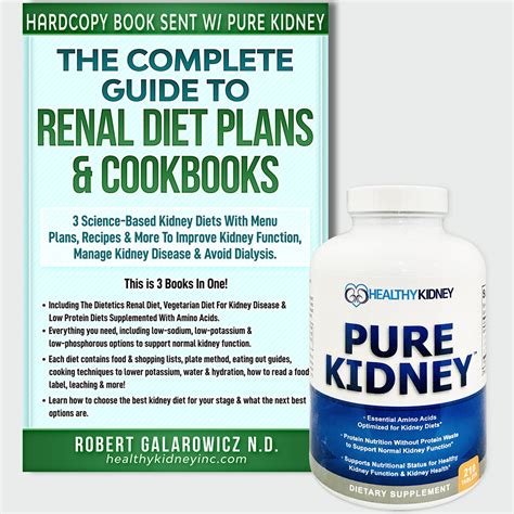 Kidney Health Book Diet Plan Hard Copy Bundle Avoid Dialysis Renal Health