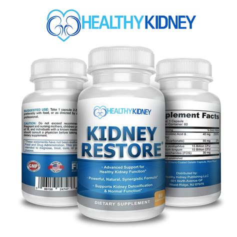 Kidney Restore Kidney Cleanse Health Supplement For Normal Kidney