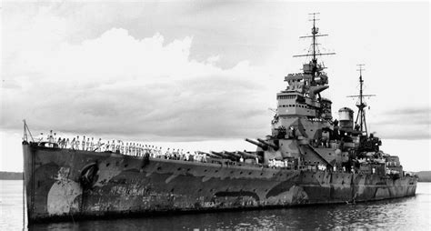 King George V Class Battleship Hms Prince Of Wales December 02 1941 Singapore 2500 1341