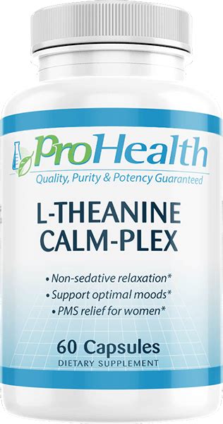 L Theanine Calm Plex 2 Pack 100 Mg 2 Bottles By Prohealth Prohealthlongevity Com Prohealth Com