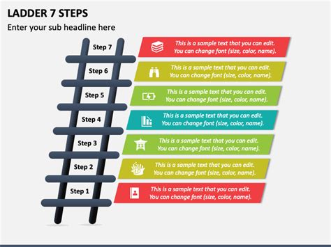 Ladder 7 Steps For Powerpoint And Google Slides Ppt Slides